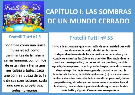 Cáritas Parroquial presenta el primer capítulo de «Fratelli tutti»
