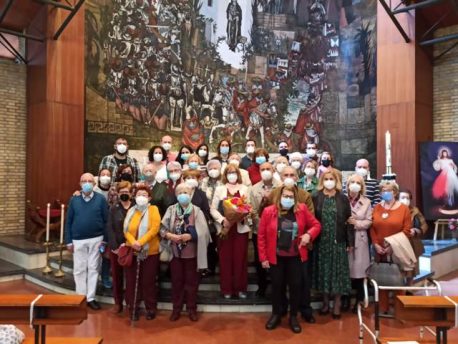 Agradecimiento a Pepi Aguilera por los 21 años al frente de Pastoral de la Salud