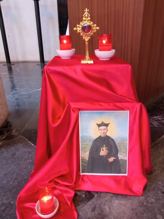 Una reliquia del beato P. Arnáiz fue venerada en Santa Rosa de Lima durante el fin de semana