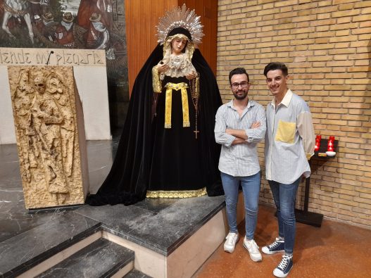 La Dolorosa de Santa Rosa de Lima ya está ataviada para veneración de los fieles