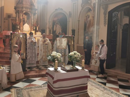 La comunidad católica ucraniana de Málaga recibe la visita del vicario general del Ordinariato para los fieles de ritos orientales en España