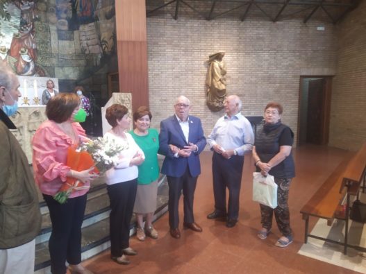 Antonio Gómez Morera fue homenajeado por la comunidad de Santa Rosa de Lima