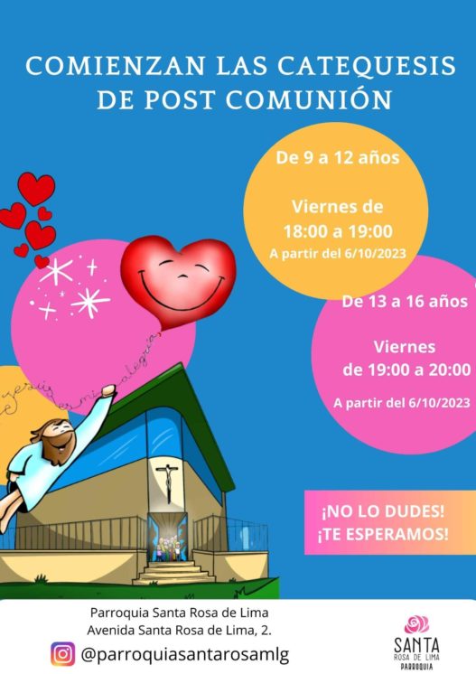 Comienzan las catequesis de post comunión