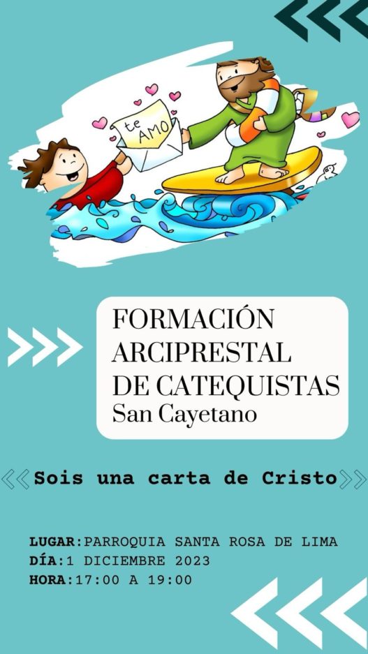 Formación para catequistas de nuestro arciprestazgo S. Cayetano