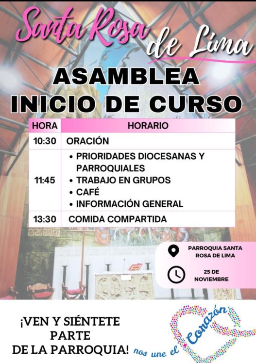 Asamblea inicio de curso