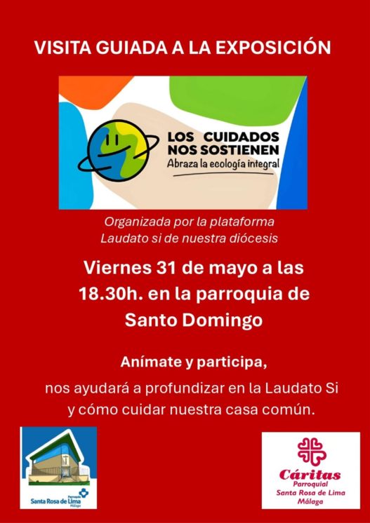 Visita a la exposición “Los cuidados nos sostienen. Abraza la Ecología Integral”