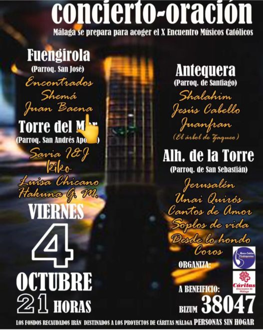 Jerusalén y Soplos de Vida participarán en el concierto -oración organizado por la Comisión de músicos católicos