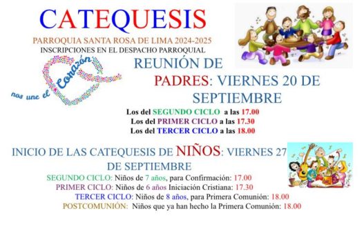 Inicio de las catequesis