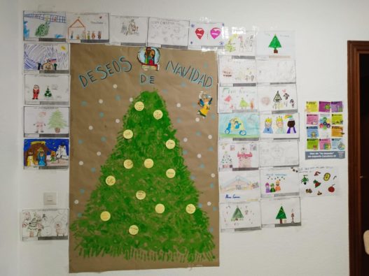 Fiesta de Navidad niños de comunión
