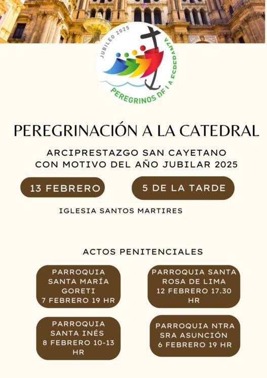 Peregrinación arciprestazgo San Cayetano por el año jubilar