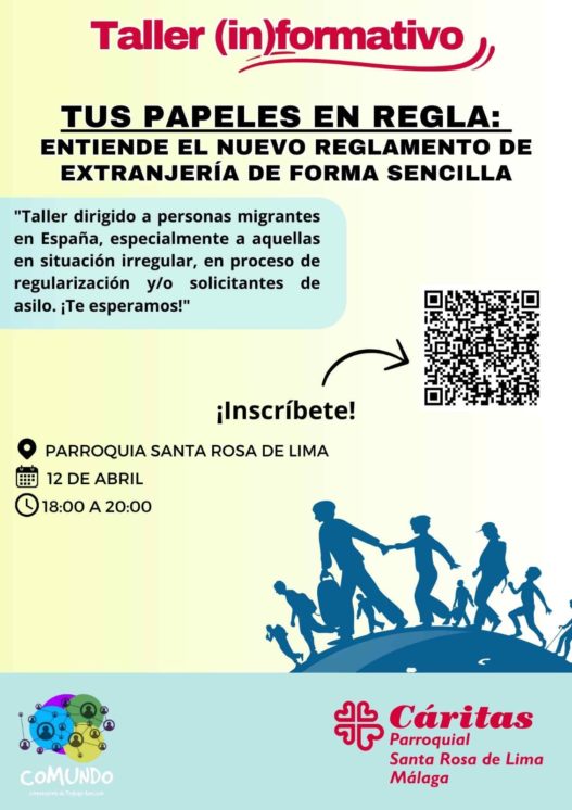 Taller in-formativo Tus papeles en regla: entiende el nuevo reglamento de extranjería de forma sencilla