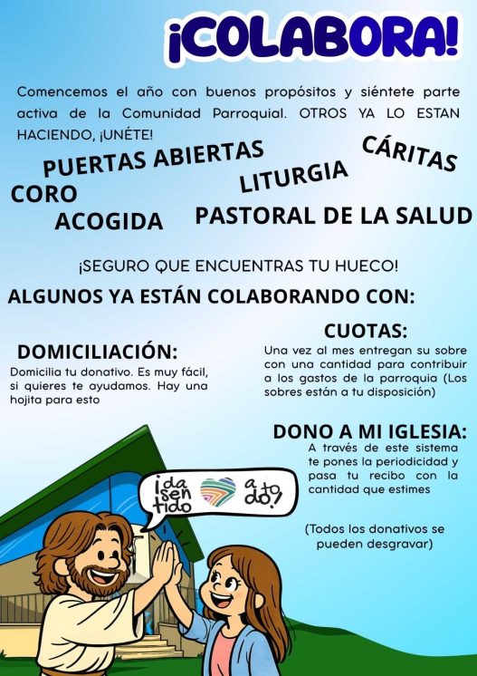 Colabora con tu parroquia