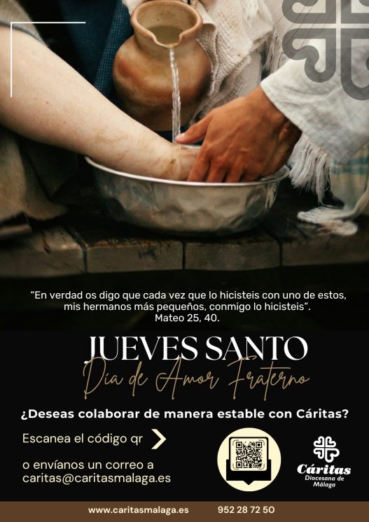 Jueves Santo, Amor fraterno y una llamada a compartir
